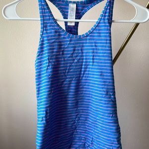 ☆ PINK AND BLUE STRIPED IVIVVA TANK TOP ☆